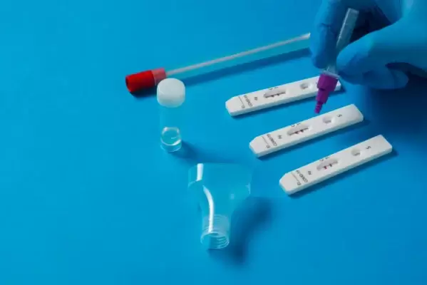 Um exame de PCR em tempo real